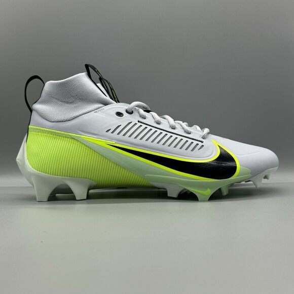 Nike Vapor Edge Pro 360 2 Pure Platinum Black Volt Green Mens Size 12 Football - Picture 1 of 9